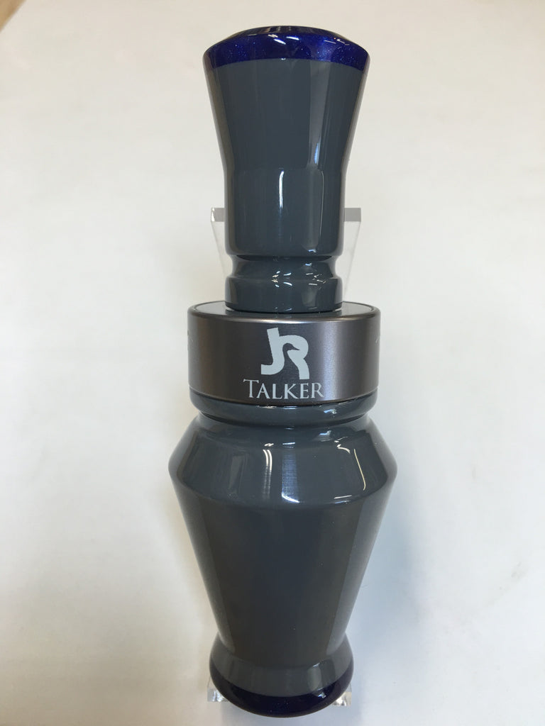 Standard Duck Call Grey With Pearl Blue tips