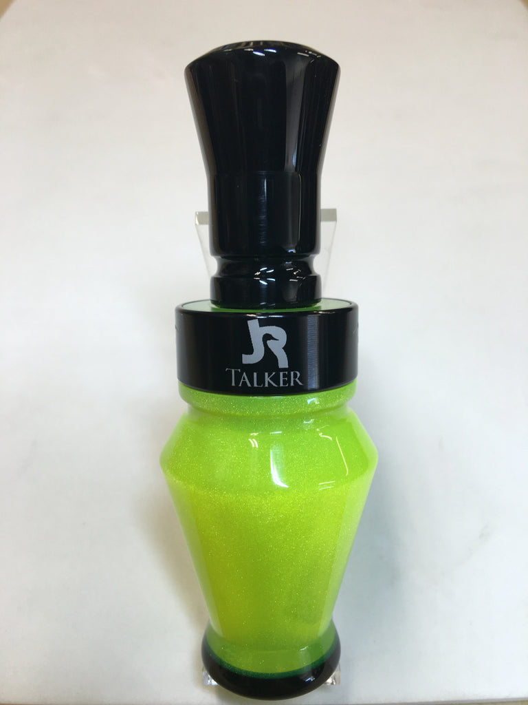 Standard Duck Calls Fluorescent Green Pearl W Black tip