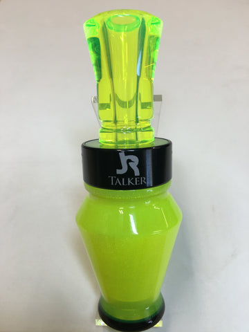 Standard Duck Calls Fluorescent Green Pearl W Black tip