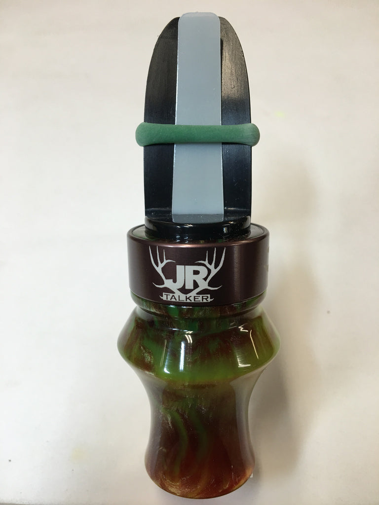 Elk Call Mink & Florescent Green with Brown Band